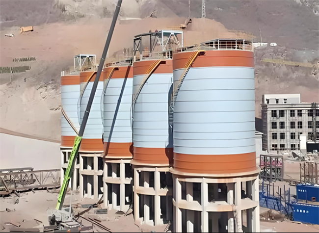 蓬莱高架钢板仓