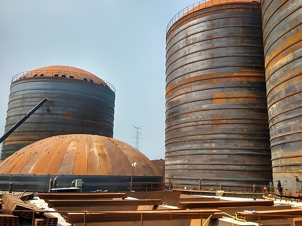 蓬莱焦粉钢板仓